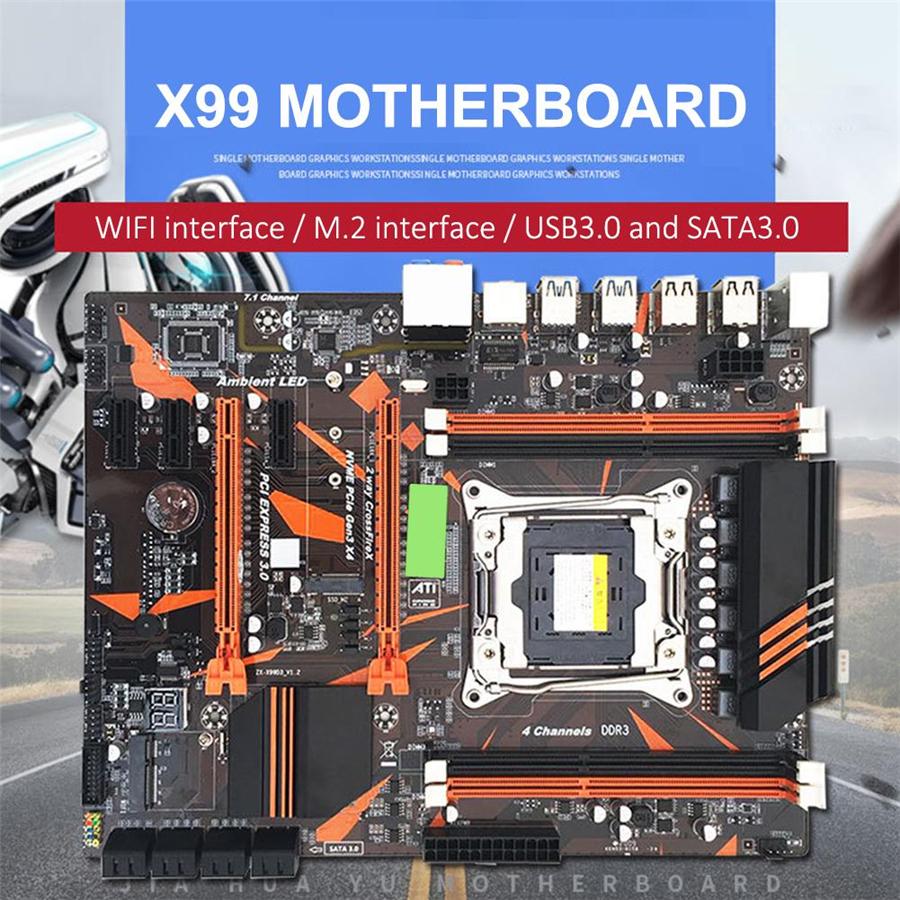 X99 D3 Four-Channel Memory Slot Cpu Support Gigabit Network Card