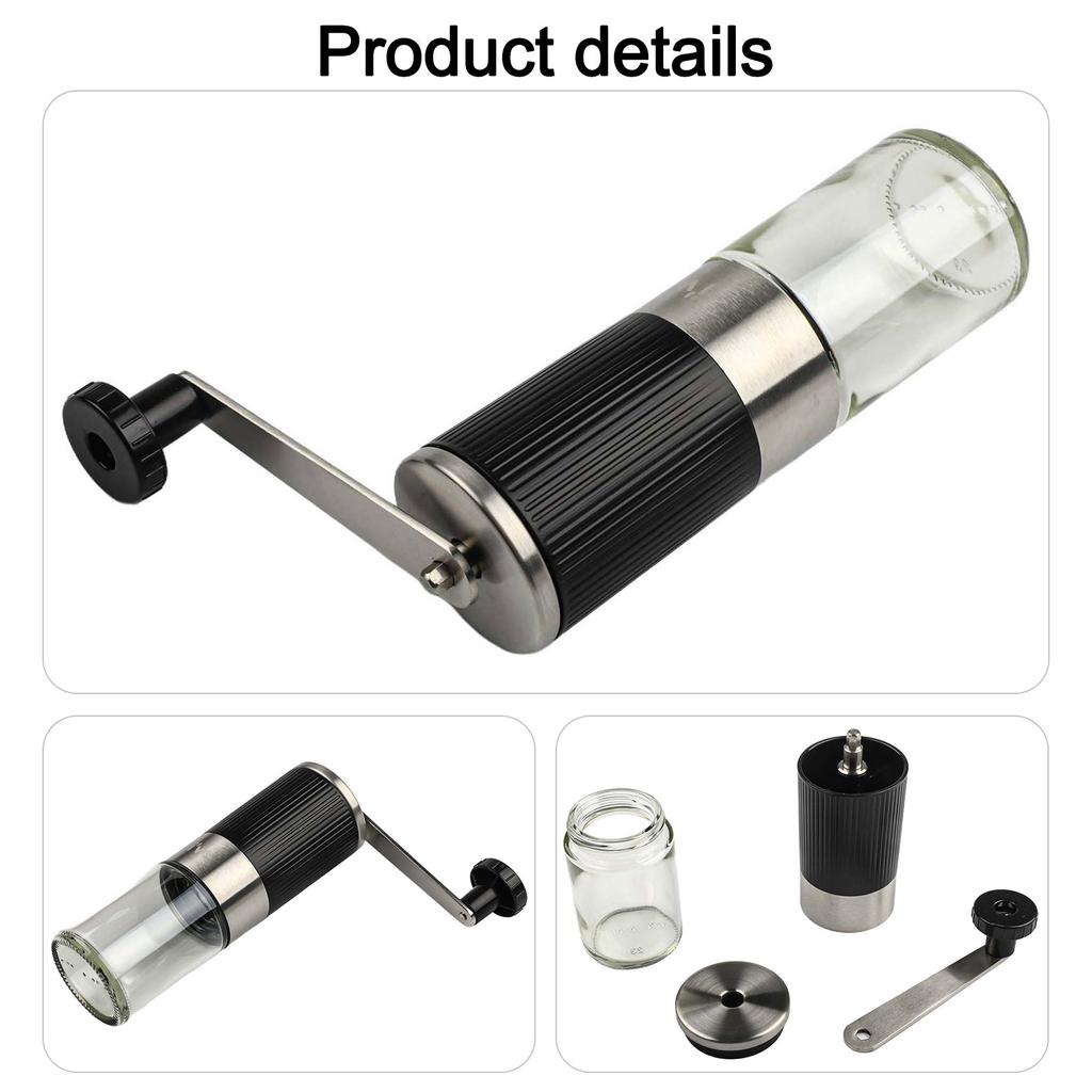 Coffee Grinding Tool Adjustable Coffee Grinder Travel Coffee Grinder Black Coffee Maker Consistent Grinding Texture