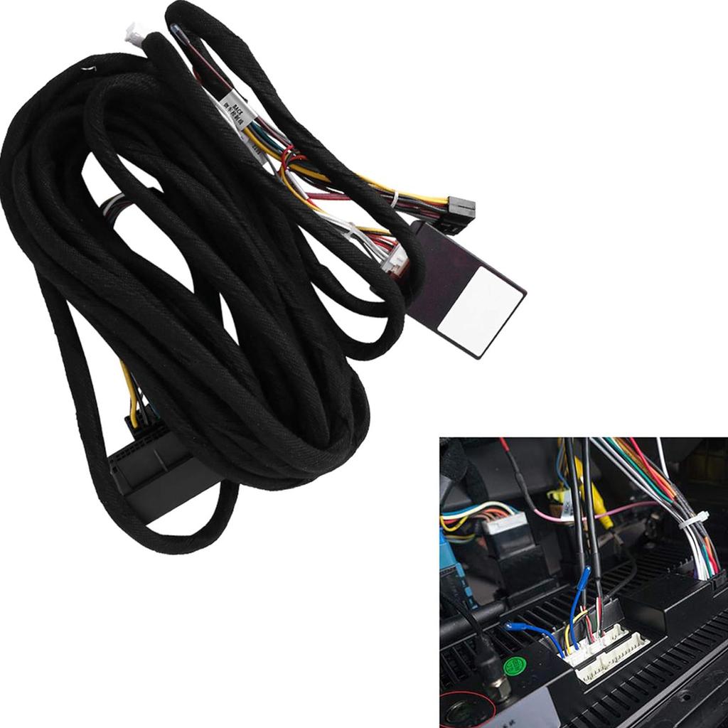 Car Extended Wiring Replacement Extension Cord Harness Cable with Canbus Box for Navigation Easy Installation