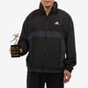 Adidas Sport Warm-Up Jacket With Full Zip Stand Collar And Hood Men Jackets Black H39324