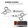 Stainless Steel Hairdressing Scissors Set - Straight, Thinning, and Choppy Shears for Home Use