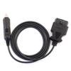 OLLGEN 1.5m/5ft Car OBDII Vehicle ECU Emergency Power Cable Car Memory Saving DC Power OBD Male Connector Cable Adapter