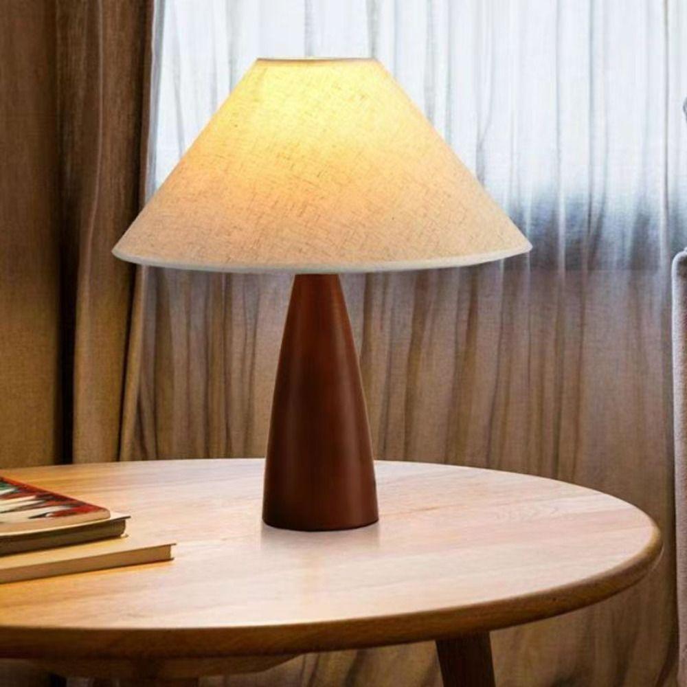 Creative Fabric Lampshade Lamp Modern Desk Lamp Indoor Decor Atmosphere Light  Dining Room