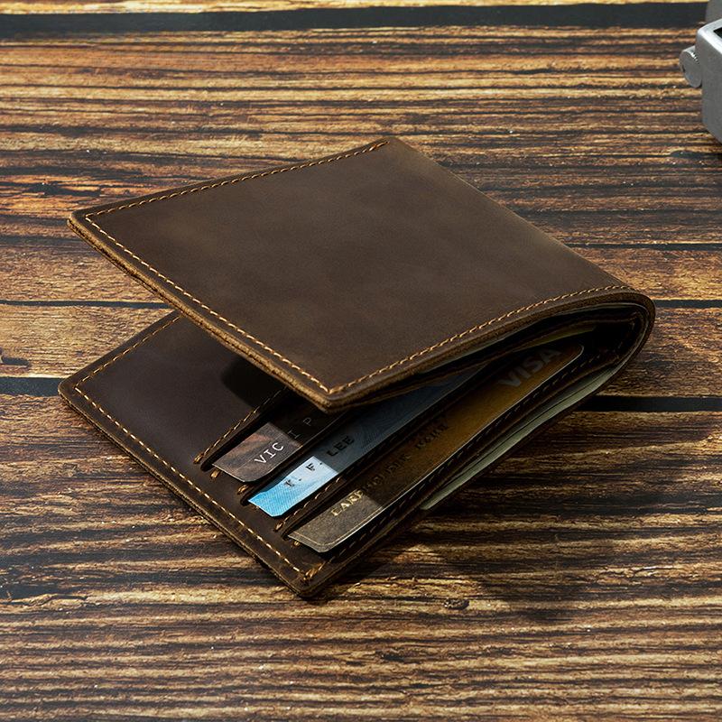 Wallet Men Genuine Leather Card Bag Multi-functional Bag Business Cowhide Multi-slot Wallet Bag
