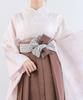 [KYOETSU] Graduation Ceremony Hakama with Lace Tie, Plain, Single Item, Women's (18. Chestnut Brown, L)