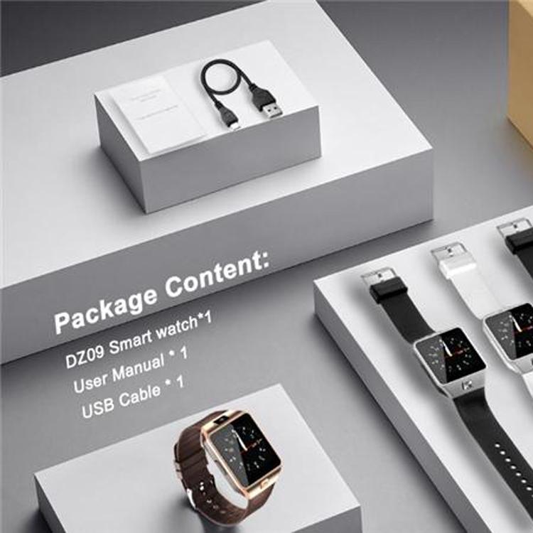 Original DZ09 Smart Watch Bluetooth Wearable Devices Smart Wristwatch For iPhone Android Phone Watch With Camera Clock SIM TF