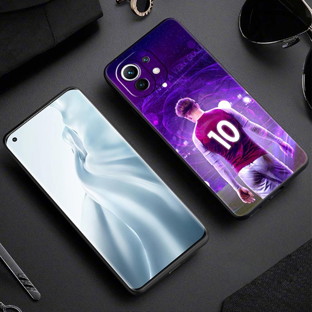 Fußball 10 Spieler Handyhülle Cover für Xiaomi Mi 17 Pro Max 15 14 13 12 11 Ultra 15T 14T 13T 12T 11T Pro Lite Weiche TPU Hülle