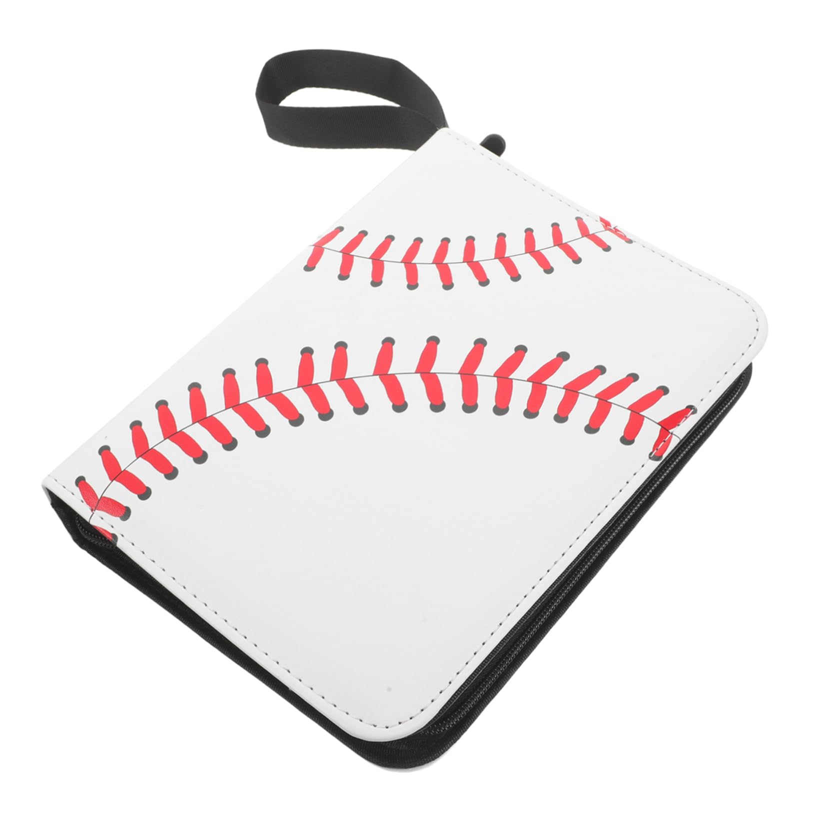 

BCOATH Baseball Card PU Construction Case Protector for Sports Card Collections and Collector Albums Binder, 4-Pocket