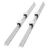 Linear Rail Kit, SBR25, 2Pcs 1200 mm (47.24 inch) Linear Motion Guide Rails and 4Pcs Bearing Slide Blocks, Fully Supported Shaft, for Cutting,