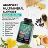 Bcuelov Seaweed Capsules Seaweed Black Seed Oil Turmeric Boosting Energy 120 Vegetarian Capsules