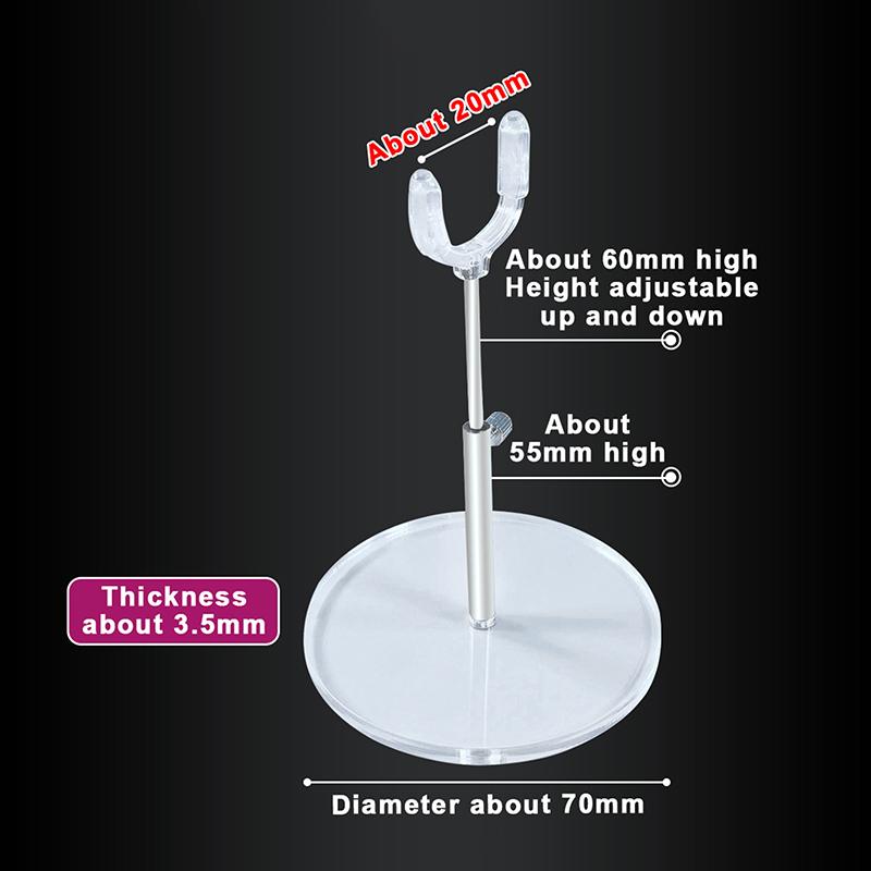 1Pcs Adjustable Doll Display Holder Easy Use Support Stand for Action Figures Home Shelf Store Exhibition