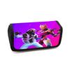 Cute Fortnite Cartoon Flip Pencil Pouch, Unisex Kids Aged 6-14 Portable Printed Stationery Case for School Daily Use
