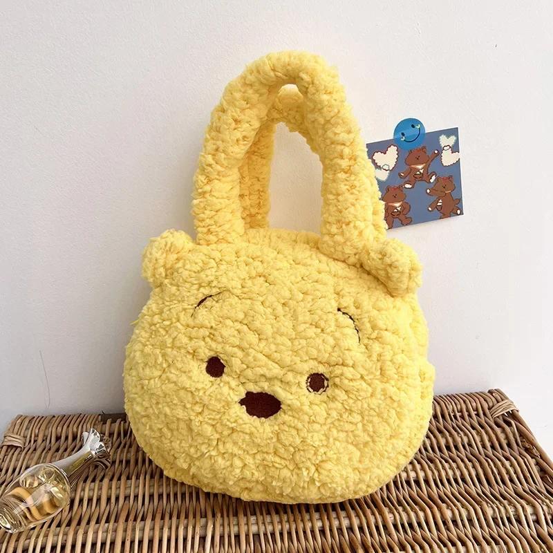 Cute Cartoon Girl Plush Backpack Large Capacity Fashionable Women Handbag Kids Gift