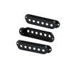 FLEOR 3pcs Black Guitar Pickup Covers Single Coil Cover Plastic For ST Electric Guitar