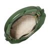 Michael Kors MK Enzo Pleated Leather Shoulder Bag Medium Women Bags Black Dark-Green Camel 30F3G6EL6L