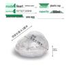 Sanbila Heart-shaped Aluminum Foil Takeout Containers