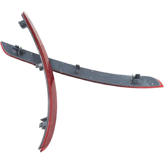 Left Right Rear Bumper Reflector Kit 1668200074 1668200174 Compatible with Mercedes Benz ML350 ML400 ML500 ML550 ML63AMG W166 GLE350 GLE400 2012-2015