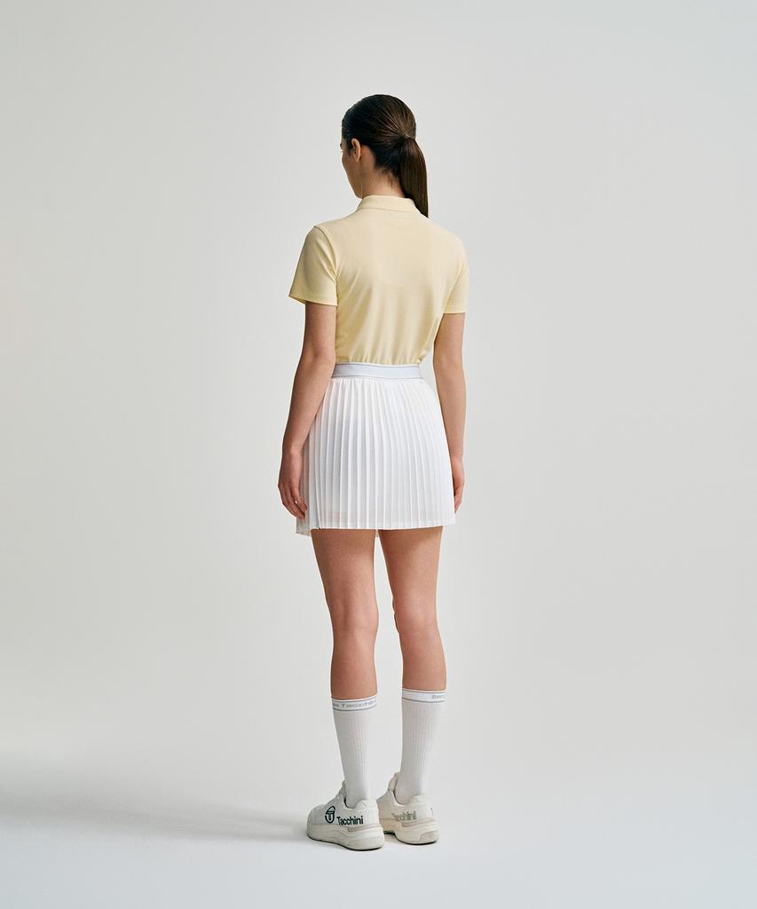 SERGIO TACCHINI W Flying Mesh Skirt (White)