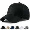 RF Plus Size Cap, Extra Large (60-68cm), Deep Fit, 100% Cotton, Stylish, Cool, Long Brim, Popular, Unisex, Solid Black