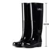 Bottes de Pluie Longues Imperméables et Antidérapantes pour Dames