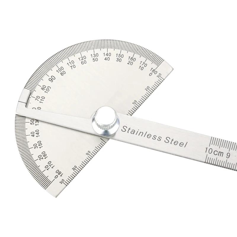 Tyture Goniometer Stainless Steel Protractor Metal Ruler Multi Angle Measuring Ruler Carpentry Tool Angle Meter Angle Finder