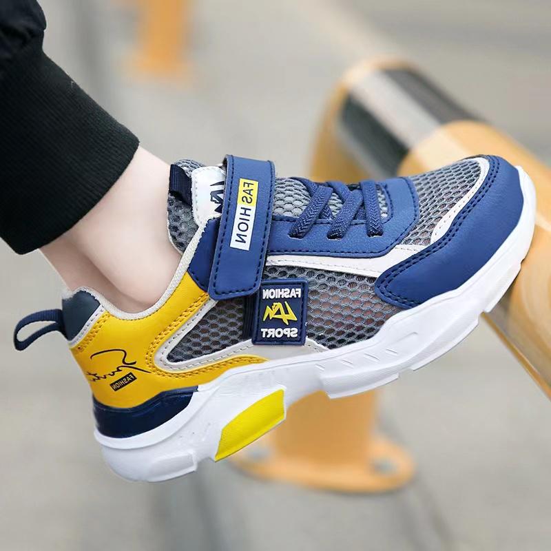 Boys' Summer Mesh Sports Shoes - Soft Sole & Breathable for Kids