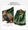 Spring and summer new printed shawl leopard print Yiqu silk scarf imitation silk scarf versatile headscarf long scarf thin brocade