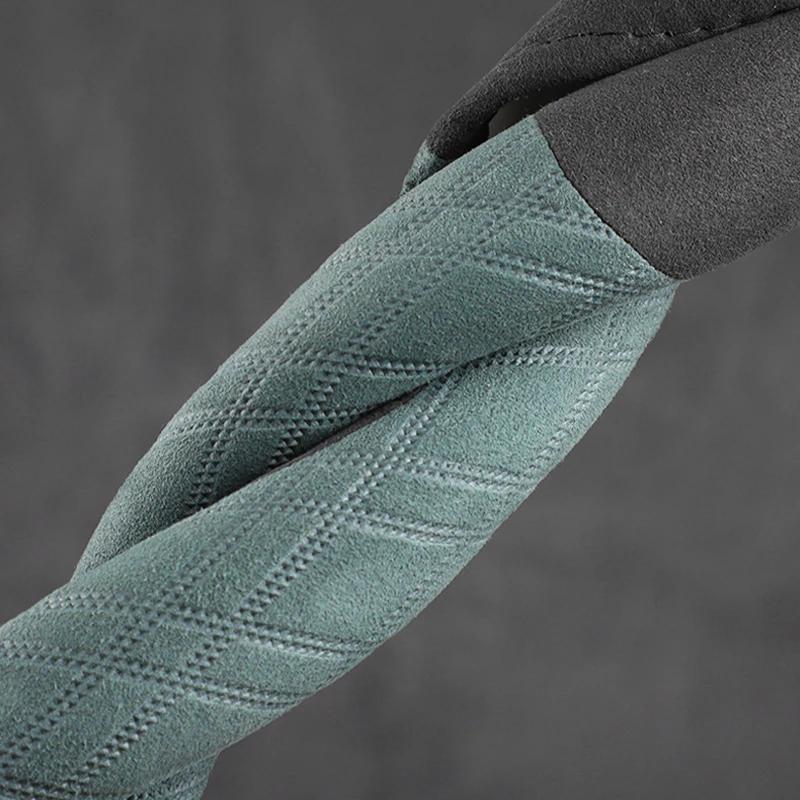 Suede Car Steering Wheel Cover Decoration Handle Wrap For GAC Trumpchi GS4 Plus Empow M8 M6 Pro GS3 GA4 GA6