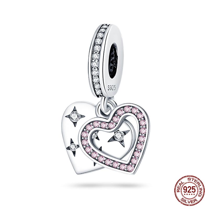 Original 925 Prata Esterlina Cor Mágica Camaleão Luminoso Série Charme Contas Adequado Ajuste Pulseira DIY Jóias Presentes