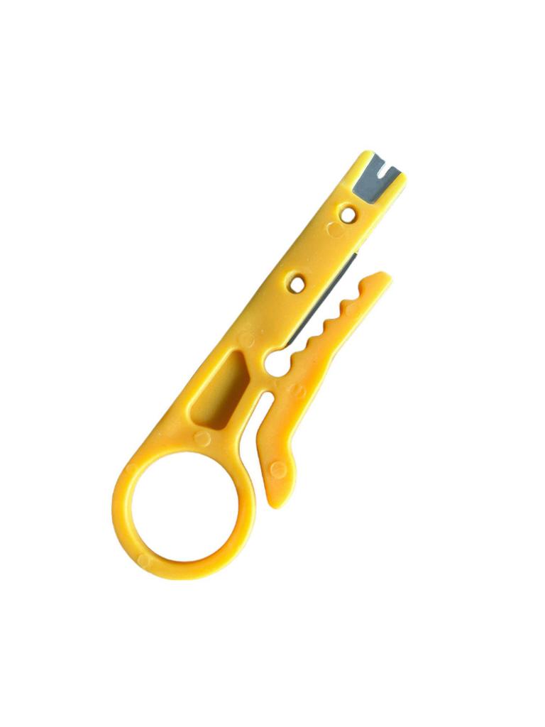 Yellow Mini Wire Stripper - Easy Wire Stripping Tool