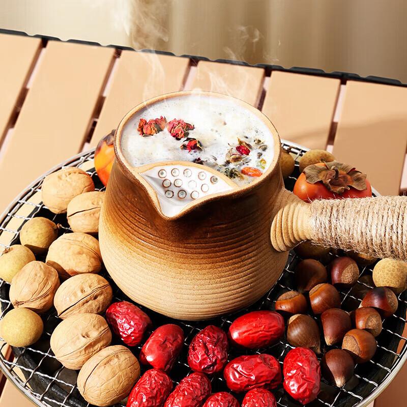 Yaqianxing Ceramic Side Handle Tea Brewing Pot Large Capacity Indoor Outdoor Tea Kettle Fireproof Water Boiler