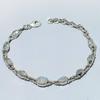 Natural Rainbow Moonstone Gemstone Handmade 925 Solid Silver Bracelet 7-8" G5c23