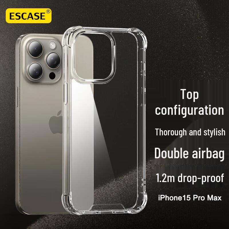 

ESCASE Clear Airbag Shockproof Case for iPhone
