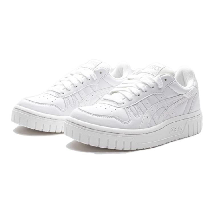 Asics Court Mz Classic Retro Low Top Kids Skate Shoes Kids Skate Shoes White 1204A126-101