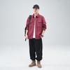 Heavy Washed Cotton Japanese Retro Trendy Brand Loose Casual Shirt Jacket Army Green Dark Gray Jujube