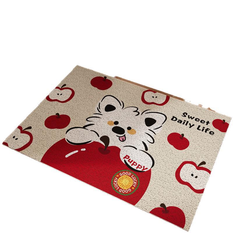 Apple Cartoon Anti-Slip Stain-Resistant Door Mat – Easy To Clean & Wear-Resistant