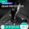 ZUWG9 New For BMW X1 X2 F48 F39 Carbon Black Car Gear Panel Cover Trim Gear Shifter Knob Boot Cover Auto Interior Decoration Acce