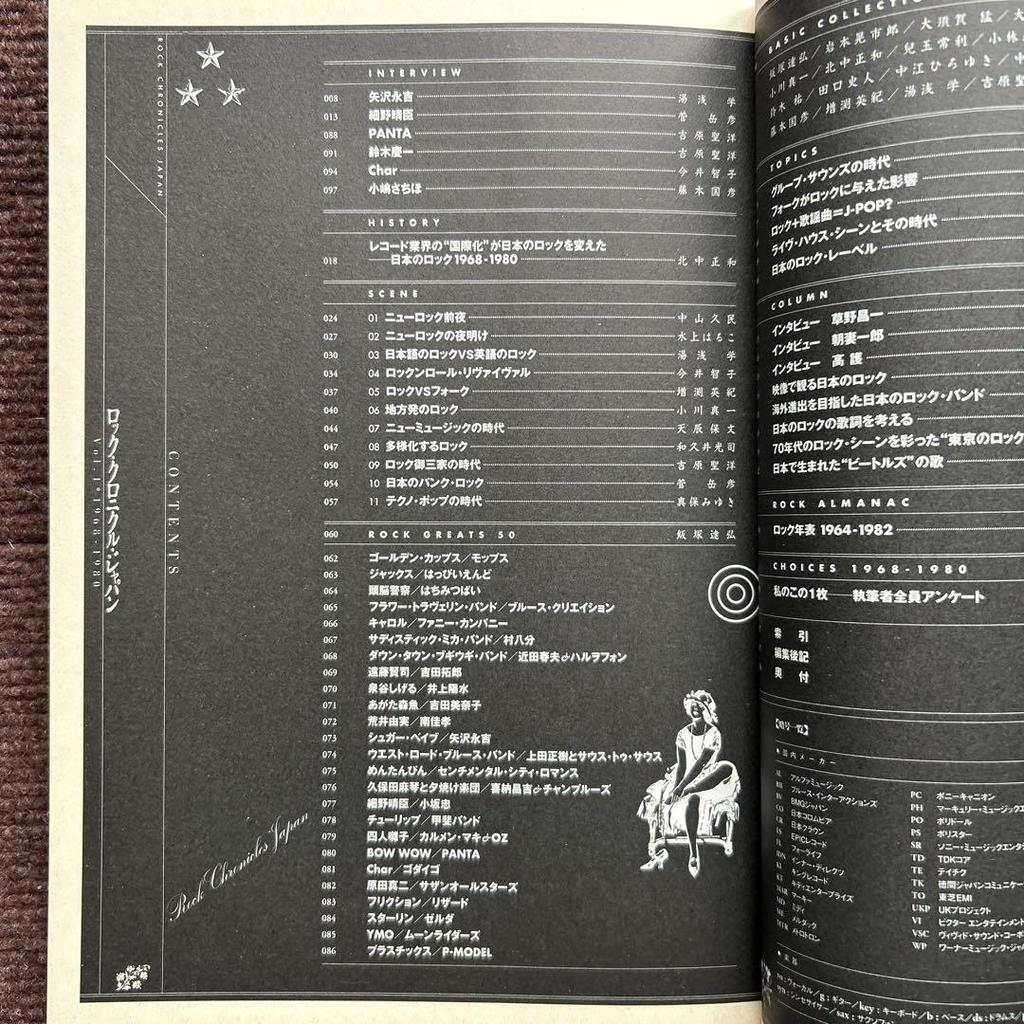 [USED] Rock Chronicle Japan Vol.1 1968-1980