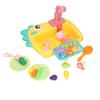 2 in 1 Play Kitchen Sink Toys with Running Water Automatic Faucets Pretend Dinosaur Fishing Toys