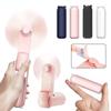 Mini Tragbarer Handventilator 2000mAh USB Wiederaufladbar Faltbarer Kleiner Taschenventilator mit Praktischer Powerbank Faltbarer Handventilator für Draußen
