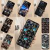 Cockpit-Schutzhülle mit Fluginstrumenten-Motiv für Samsung Galaxy S24 FE, S20 FE, S21, S22, S23, S25, S26 Ultra, S10 Plus, S25 FE