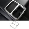 Silver Steel Rear Water Cup Panel Frame Trim 1PCS Fit For Honda Accord 2018-