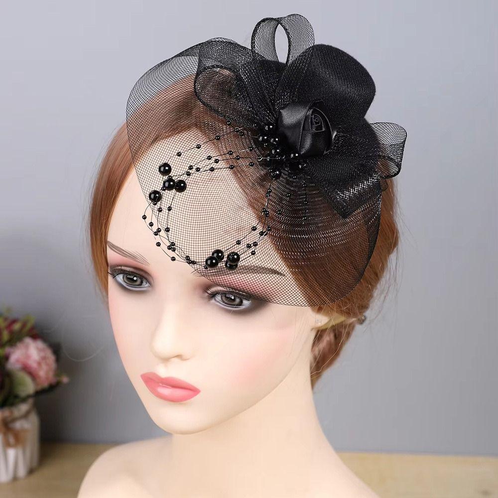 Elegante Netz-Zylinderhüte für Abendessen, Bühne, Fotoshow, Geburtstag, Kinderparty-Accessoire