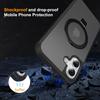 For iPhone 16 Plus Case Compatible with MagSafe Ring Holder Kickstand TPU+PC Phone Cover