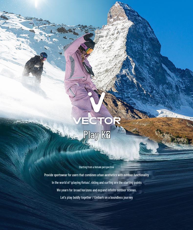 VECTOR Kids' Winter Ski Pants - Thick, Warm, Cold-Resistant for Boys and Girls