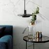 Nordic minimalist restaurant pendent lamp modern hotel dining table lobby lighting home decoration luxurious glass pendent lamp