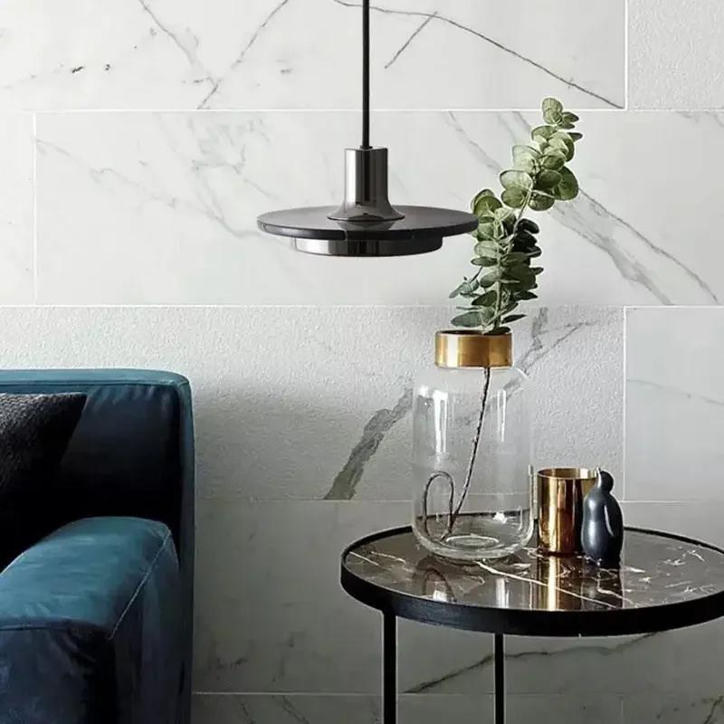 Nordic minimalist restaurant pendent lamp modern hotel dining table lobby lighting home decoration luxurious glass pendent lamp