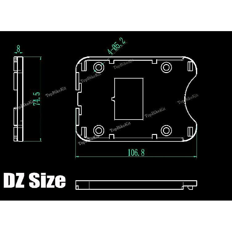 Sliver Fish Ebike Battery Case Box Bottom Part Of Sliver Fish Battery Box Silver Fish Battery Soleplate Plate parts Accessories