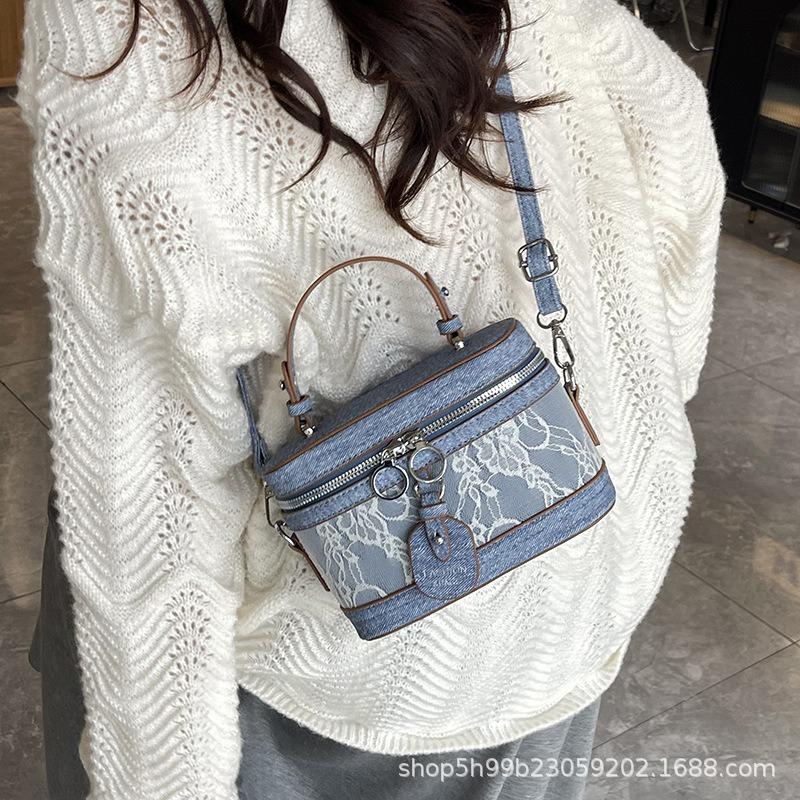 Premium niche bag women's new summer messenger bag casual portable box bag bucket bag