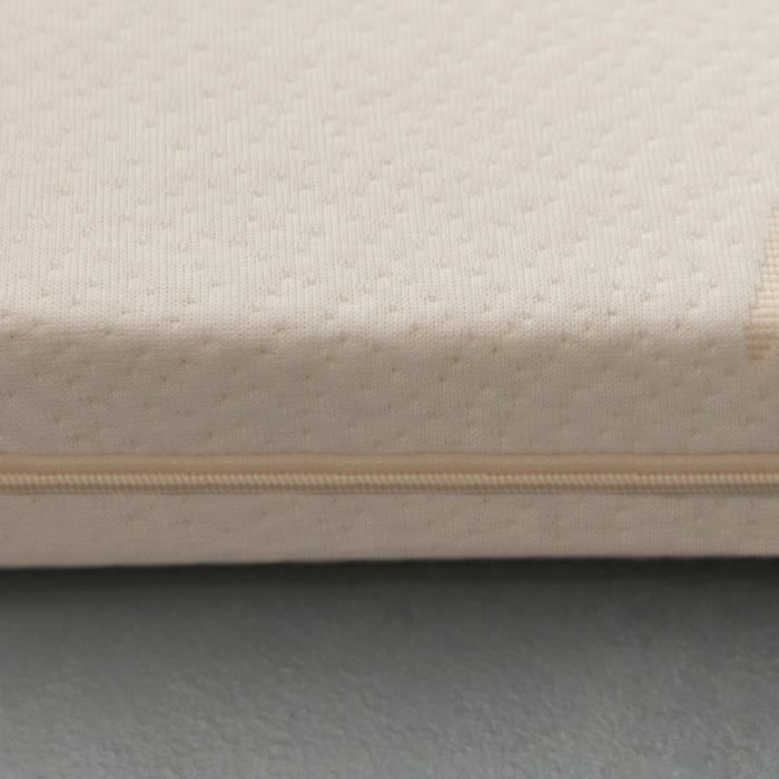 DODO Le Végétal Mattress Topper - Removable Cover - 140x190 Cm